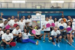 Professores de Educação Física participam de capacitação por meio do Projeto Tênis nas Escolas